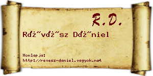 Révész Dániel névjegykártya