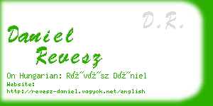 daniel revesz business card